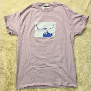 peacocks and petals graphic tee